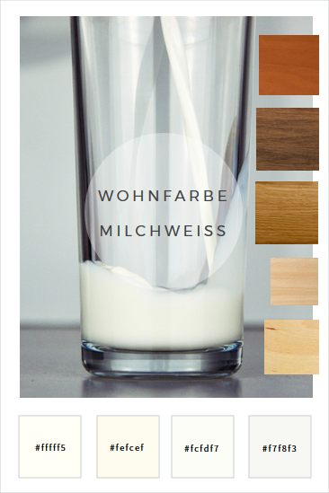 Farbkonzepte: Wände in Milchweiß